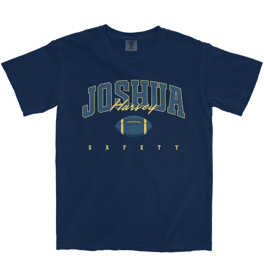 JOSHUA HARVEY FOOTBALL NAVY TEE