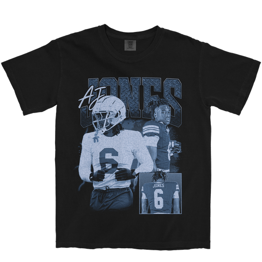 AJ JONES GRAPHIC BLACK TEE