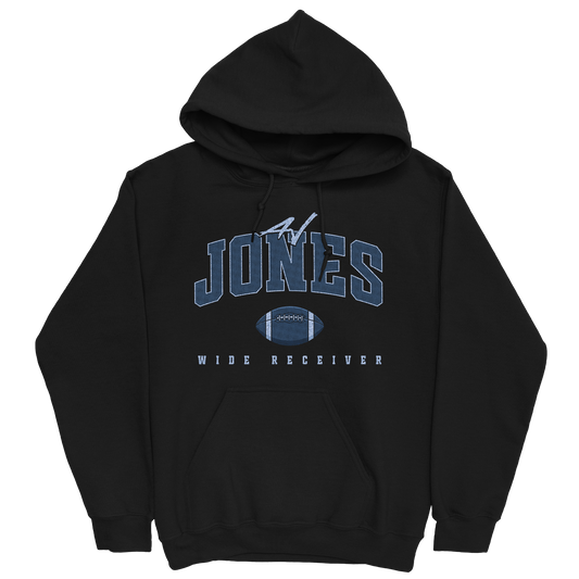 AJ JONES FOOTBALL BLACK HOODIE