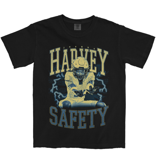 JOSHUA HARVEY VINTAGE BLACK TEE
