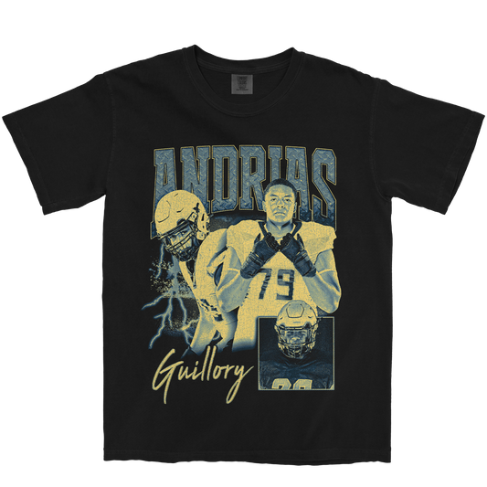 ANDRIAS GUILLORY GRAPHIC BLACK TEE