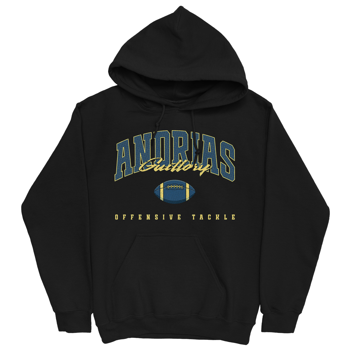ANDRIAS GUILLORY FOOTBALL BLACK HOODIE