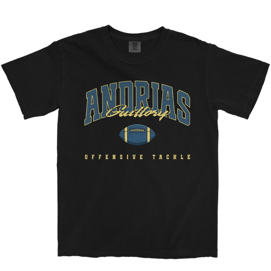 ANDRIAS GUILLORY FOOTBALL BLACK TEE