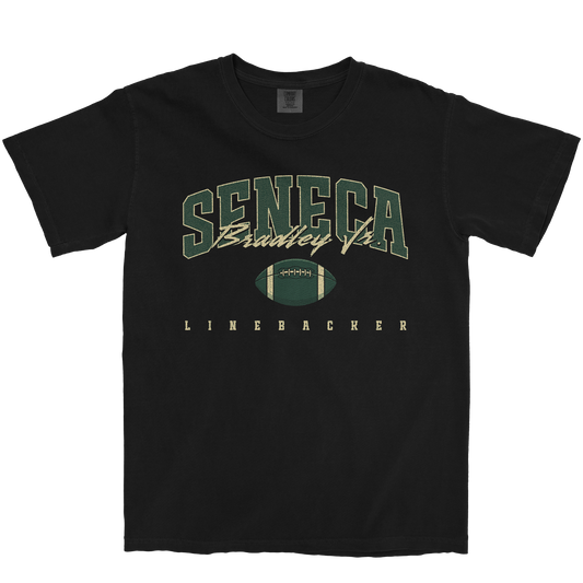 SENECA BRADLEY JR. FOOTBALL BLACK TEE