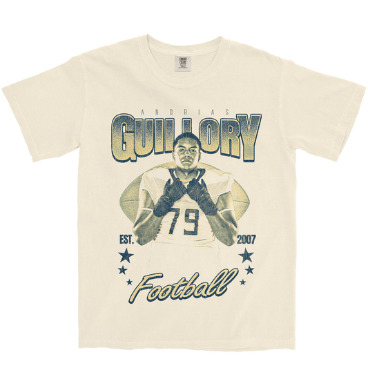ANDRIAS GUILLORY RETRO IVORY TEE