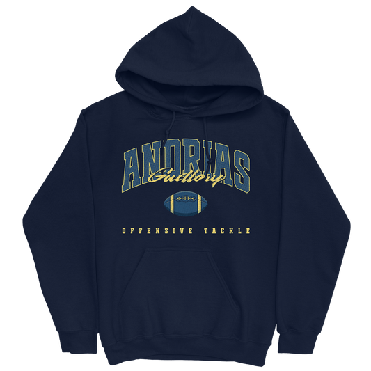 ANDRIAS GUILLORY FOOTBALL NAVY HOODIE