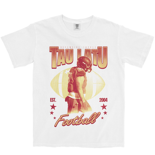 TAU LATU RETRO WHITE TEE