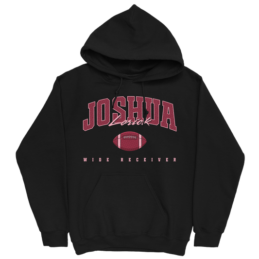 JOSHUA LORICK FOOTBALL BLACK HOODIE
