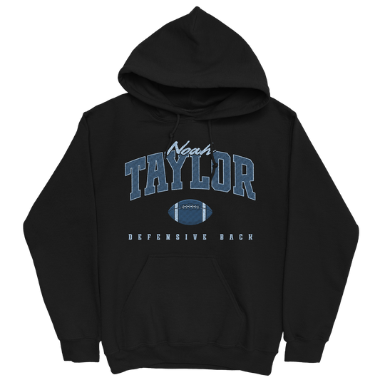 NOAH TAYLOR FOOTBALL BLACK HOODIE