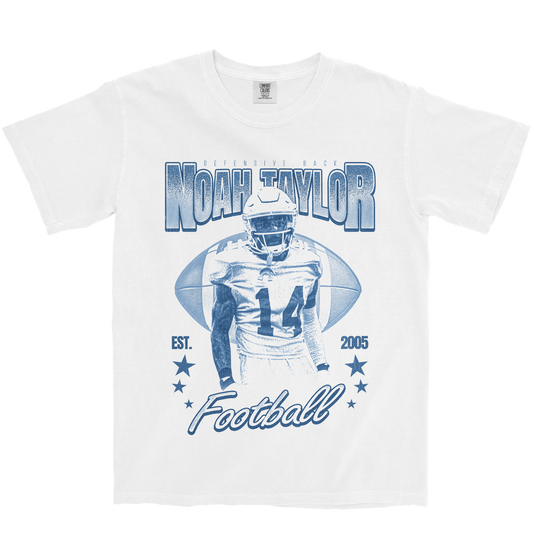 NOAH TAYLOR RETRO WHITE TEE