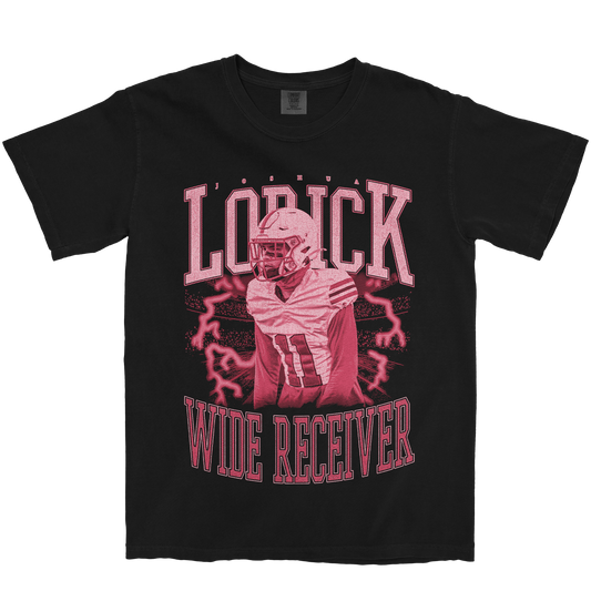 JOSHUA LORICK VINTAGE BLACK TEE