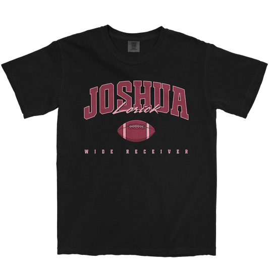 JOSHUA LORICK FOOTBALL BLACK TEE