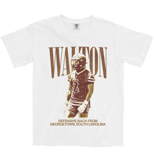 JA'LAUN WALTON VINTAGE WHITE TEE