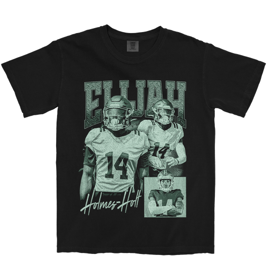 ELIJAH HOLMES-HOLT GRAPHIC BLACK TEE