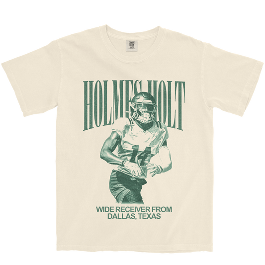 ELIJAH HOLMES-HOLT VINTAGE IVORY TEE