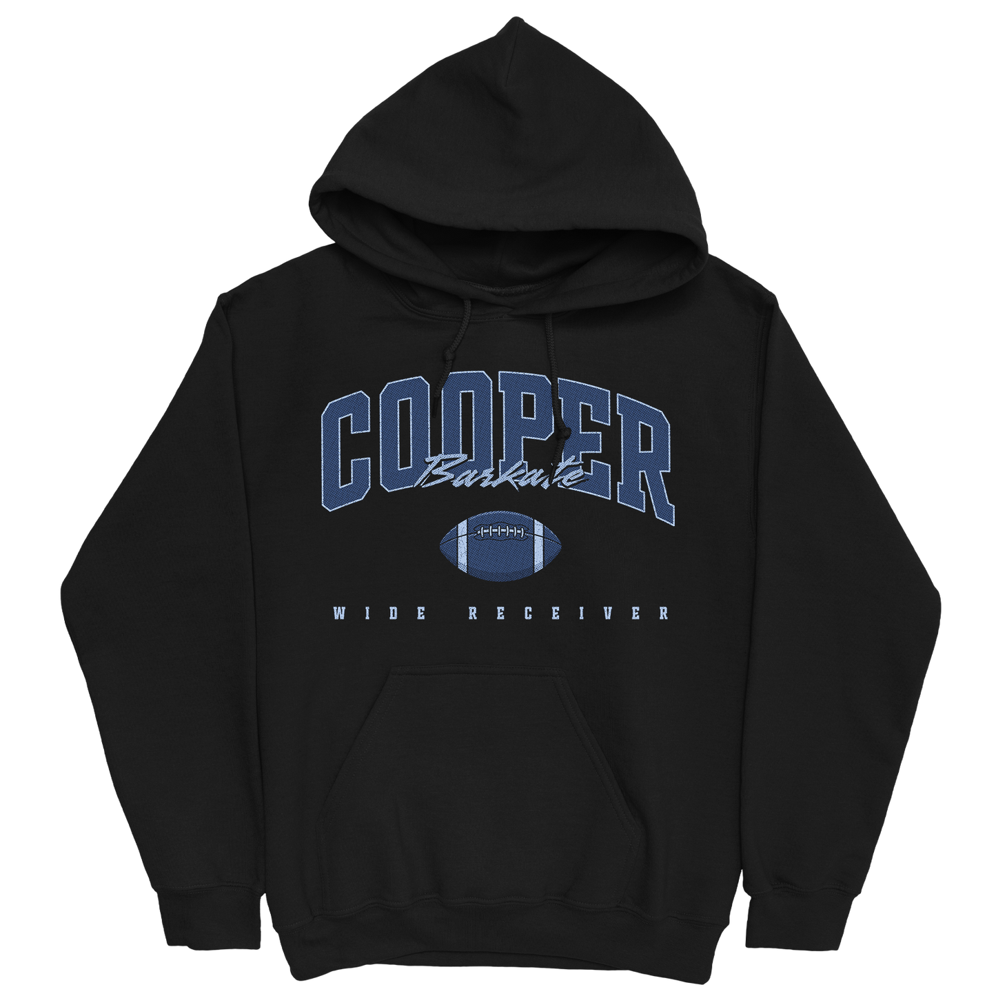 COOPER BARKATE FOOTBALL BLACK HOODIE