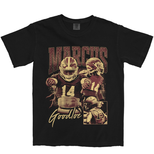 MARCUS GOODLOE GRAPHIC BLACK TEE