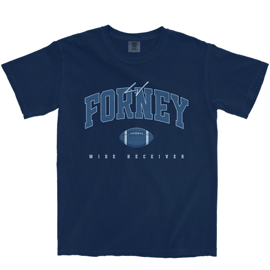 LJ FORNEY FOOTBALL NAVY TEE