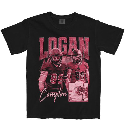 LOGAN COMPTON GRAPHIC BLACK TEE