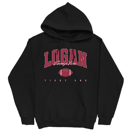 LOGAN COMPTON FOOTBALL BLACK HOODIE