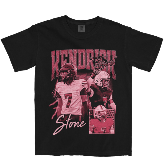 KENDRICK STONE GRAPHIC BLACK TEE
