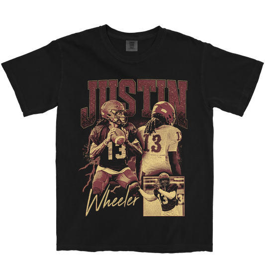 JUSTIN WHEELER GRAPHIC BLACK TEE