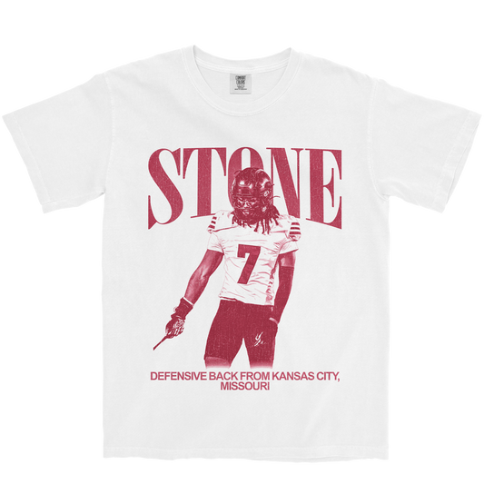 KENDRICK STONE VINTAGE WHITE TEE