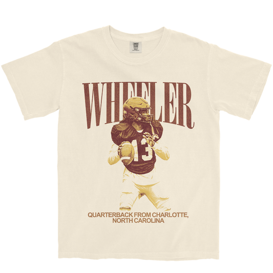 JUSTIN WHEELER VINTAGE IVORY TEE