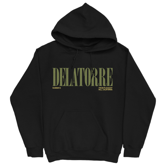JESSICA DELATORRE CLASSIC BLACK HOODIE