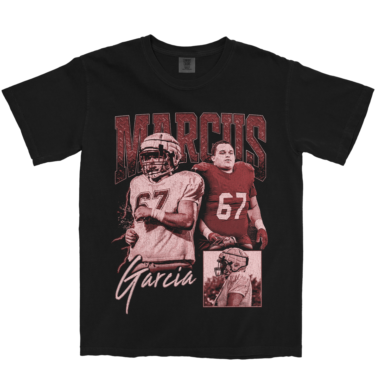 MARCUS GARCIA GRAPHIC BLACK TEE