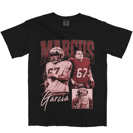 MARCUS GARCIA GRAPHIC BLACK TEE