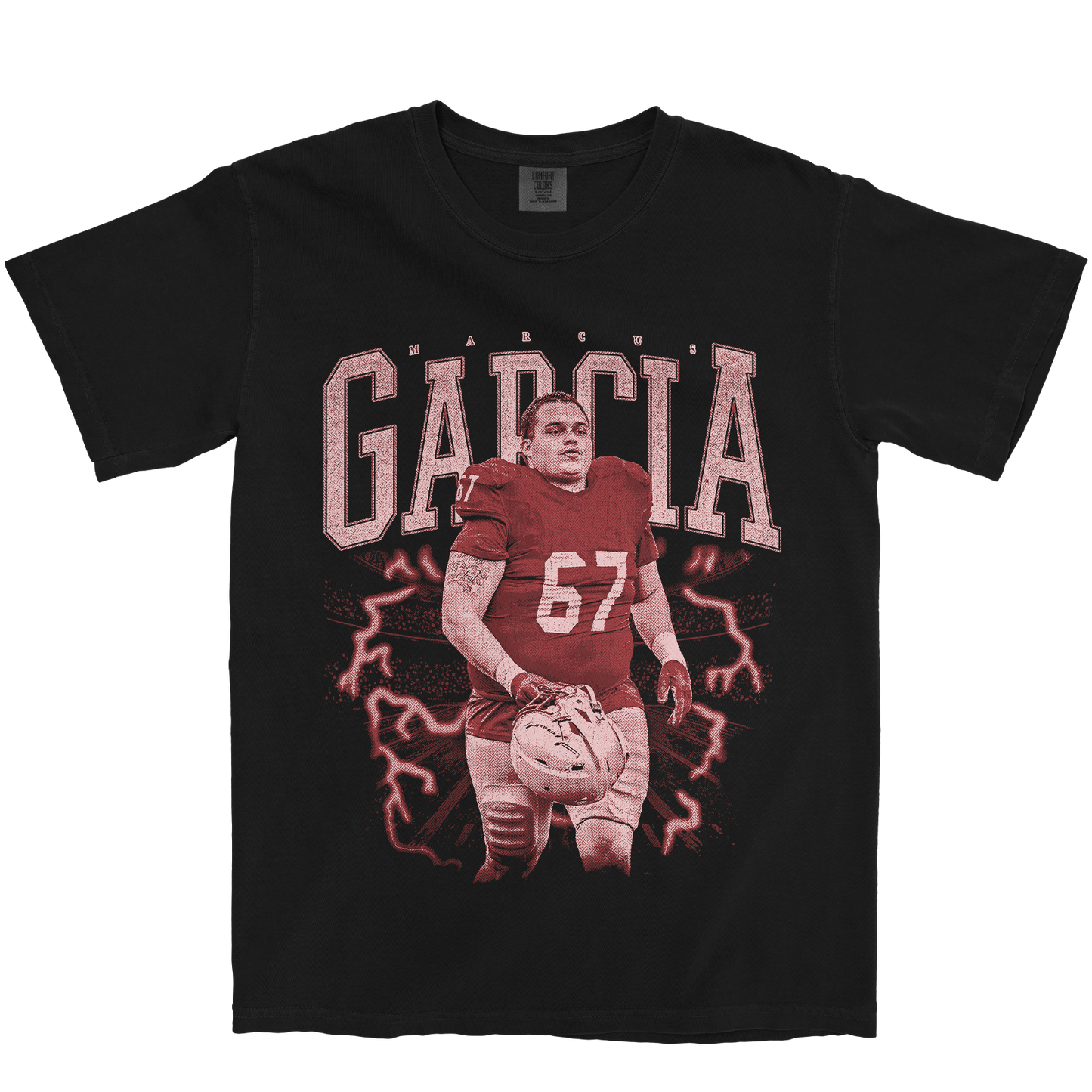 MARCUS GARCIA VINTAGE BLACK TEE