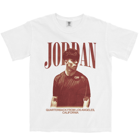 DAVID JORDAN VINTAGE WHITE TEE
