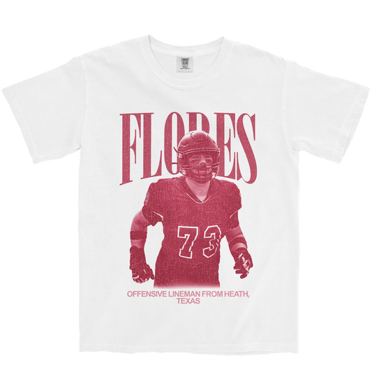 CALEB FLORES VINTAGE WHITE TEE