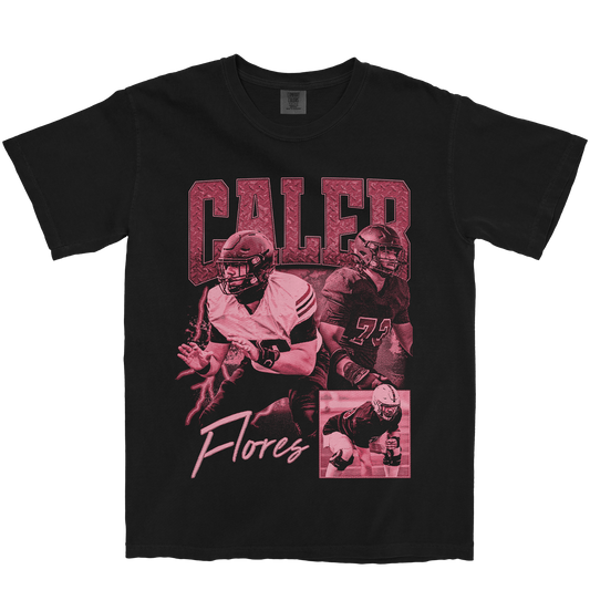 CALEB FLORES GRAPHIC BLACK TEE