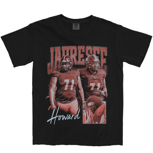 JAURESEE HOWARD GRAPHIC BLACK TEE