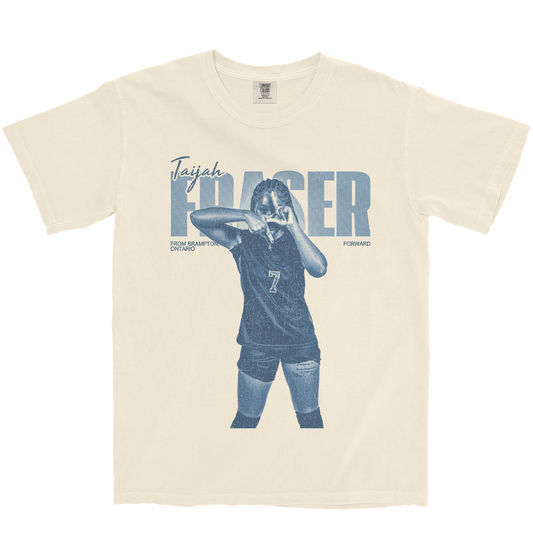 TAIJAH FRASER VINTAGE IVORY TEE