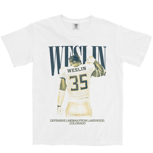 BLAKE WESLIN VINTAGE WHITE TEE
