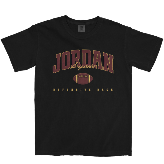 JORDAN LYONS FOOTBALL BLACK TEE