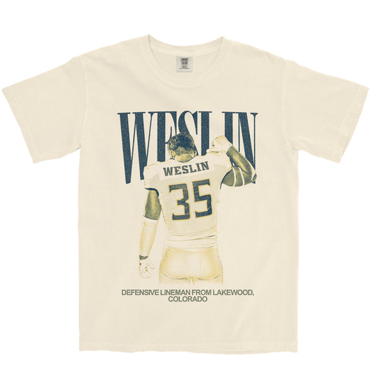 BLAKE WESLIN VINTAGE IVORY TEE