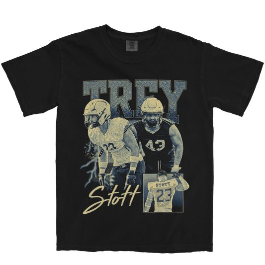 TREY STOTT GRAPHIC BLACK TEE