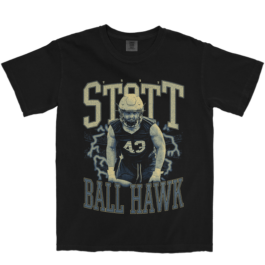 TREY STOTT VINTAGE BLACK TEE