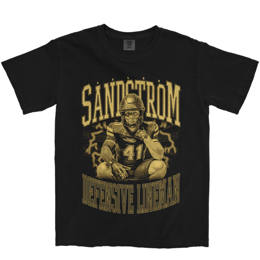 CALEB SANDSTROM VINTAGE BLACK TEE