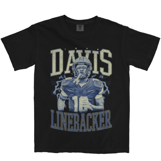 IMAN DAVIS VINTAGE BLACK TEE