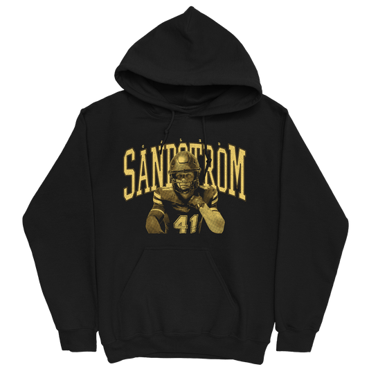 CALEB SANDSTROM VINTAGE BLACK HOODIE