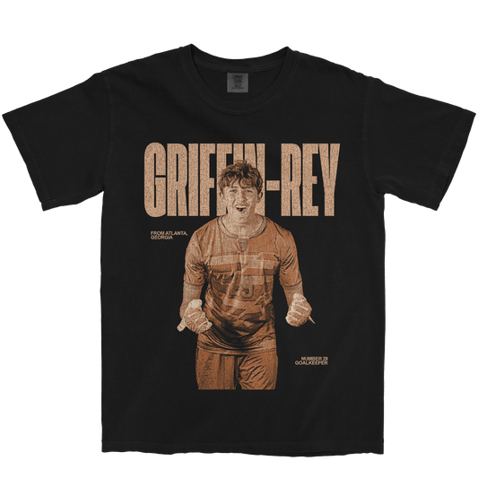 MARTIN GRIFFIN-REY VINTAGE BLACK TEE