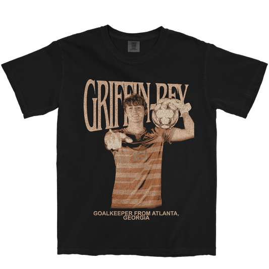 MARTIN GRIFFIN-REY RETRO BLACK TEE