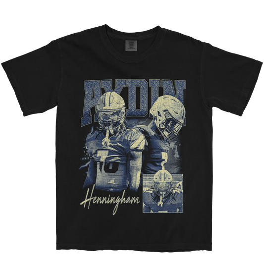 AYDIN HENNINGHAM GRAPHIC BLACK TEE