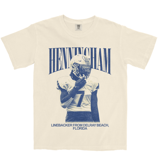 AYDIN HENNINGHAM VINTAGE IVORY TEE