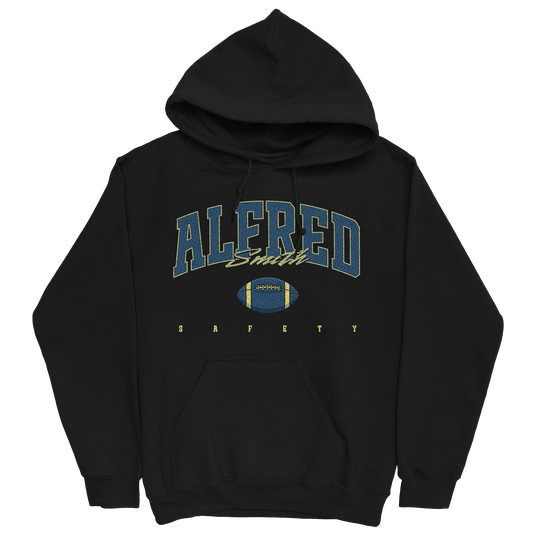 ALFRED SMITH FOOTBALL BLACK HOODIE